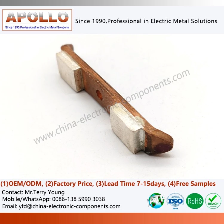 Brazing Silver Electrical Contacts factory